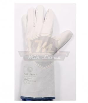 Luvas de Raspa modelo petroleira cano longo